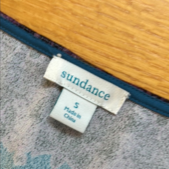 Sundance Velvet Floral Dress in Teal, with Shades of Purple and Pink & Green - Picture 5 of 10